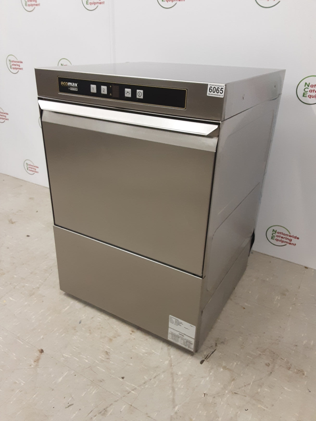 Hobart Ecomax Undercounter Dishwasher - Single Phase, Model- ECO-F504SW-20B (NCE6065)