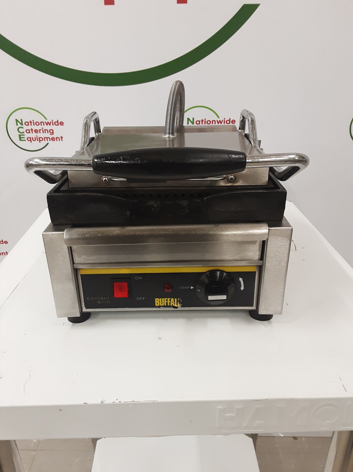 Buffalo Single Panini/Contact Grill, Model- L511 (NCE6075)