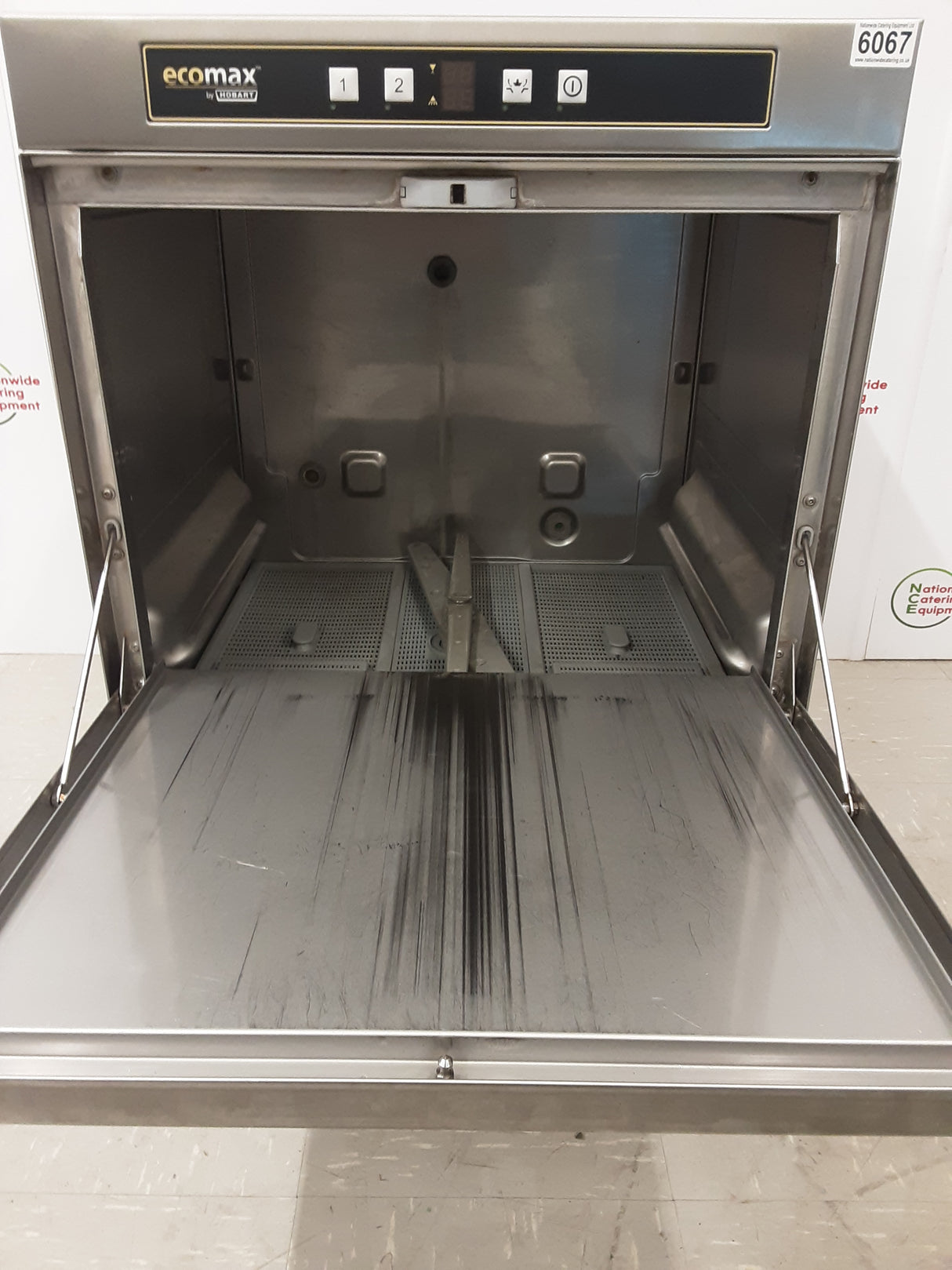 Hobart Ecomax Undercounter Dishwasher - Single Phase, Model-ECO-F504SW-20B (NCE6067)