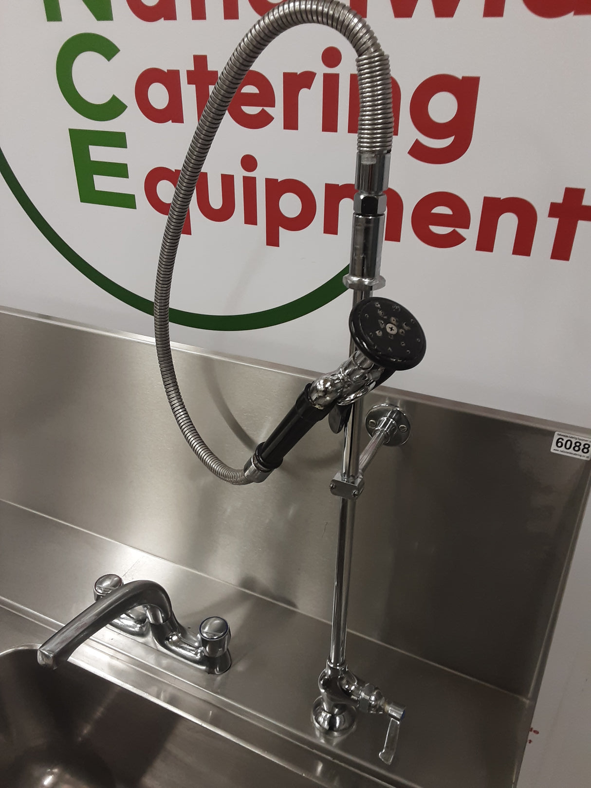 Stainless Steel Dishwasher Entry Sink, With Pre-Wash Spray, 115x75cm (NCE6088)