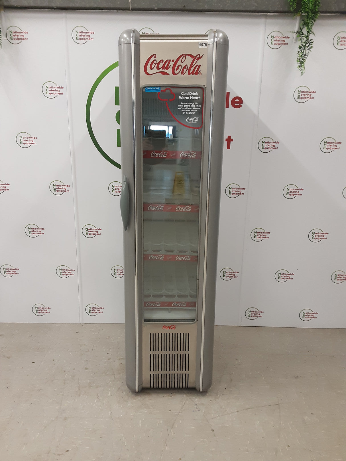 Slimline Upright Coke Fridge By Frigolass, Model- Retro (NCE6076)