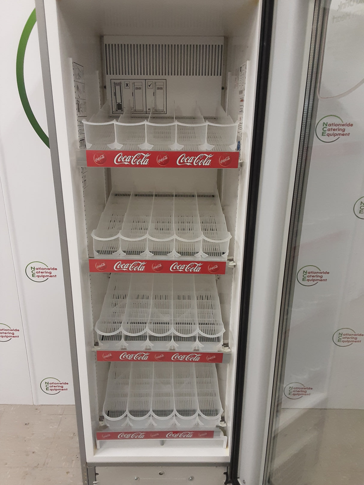 Slimline Upright Coke Fridge By Frigolass, Model- Retro (NCE6076)