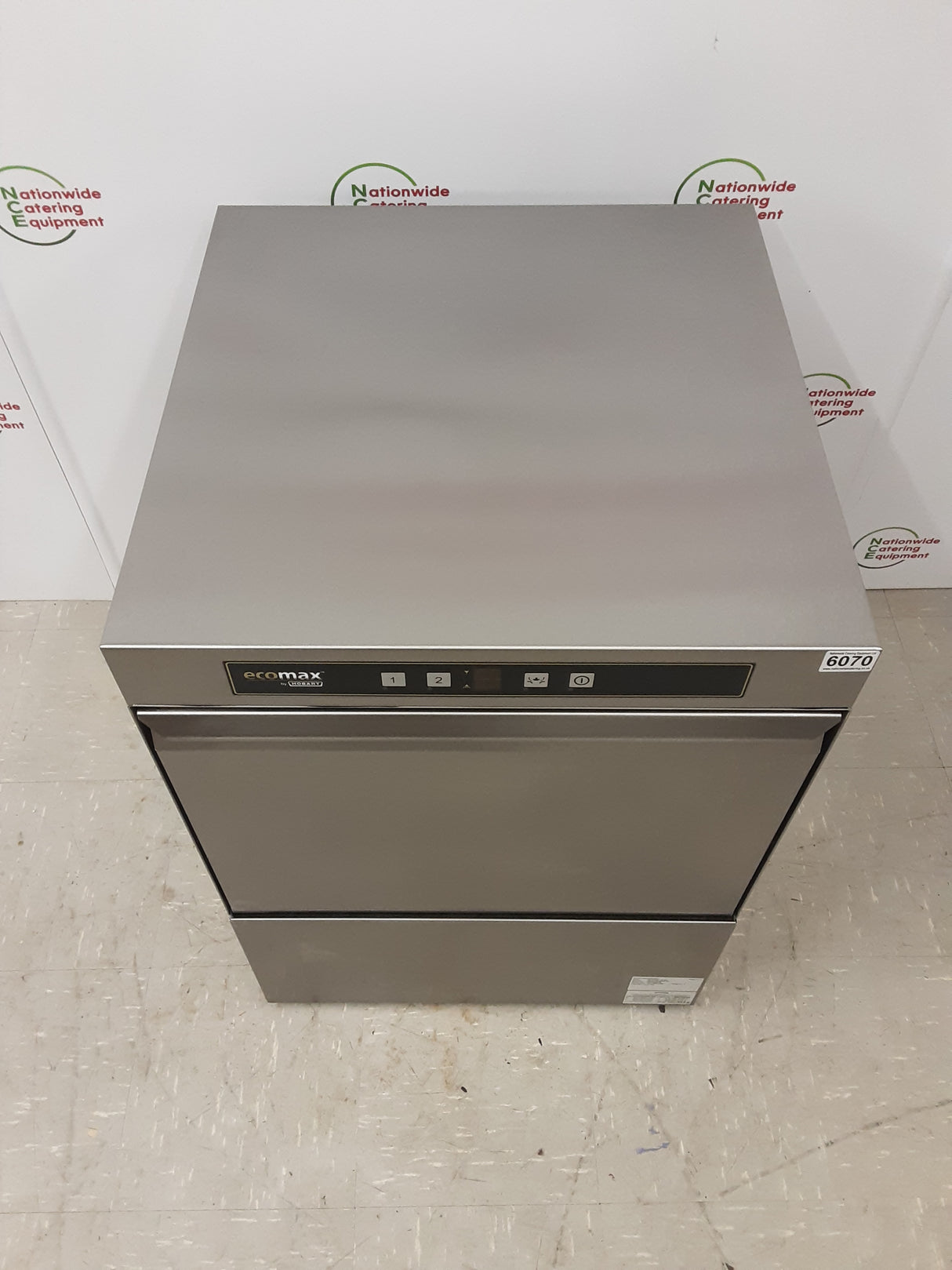 Hobart Ecomax Undercounter Dishwasher - Single Phase. Model- ECO-F504SW-20B (NCE6070)