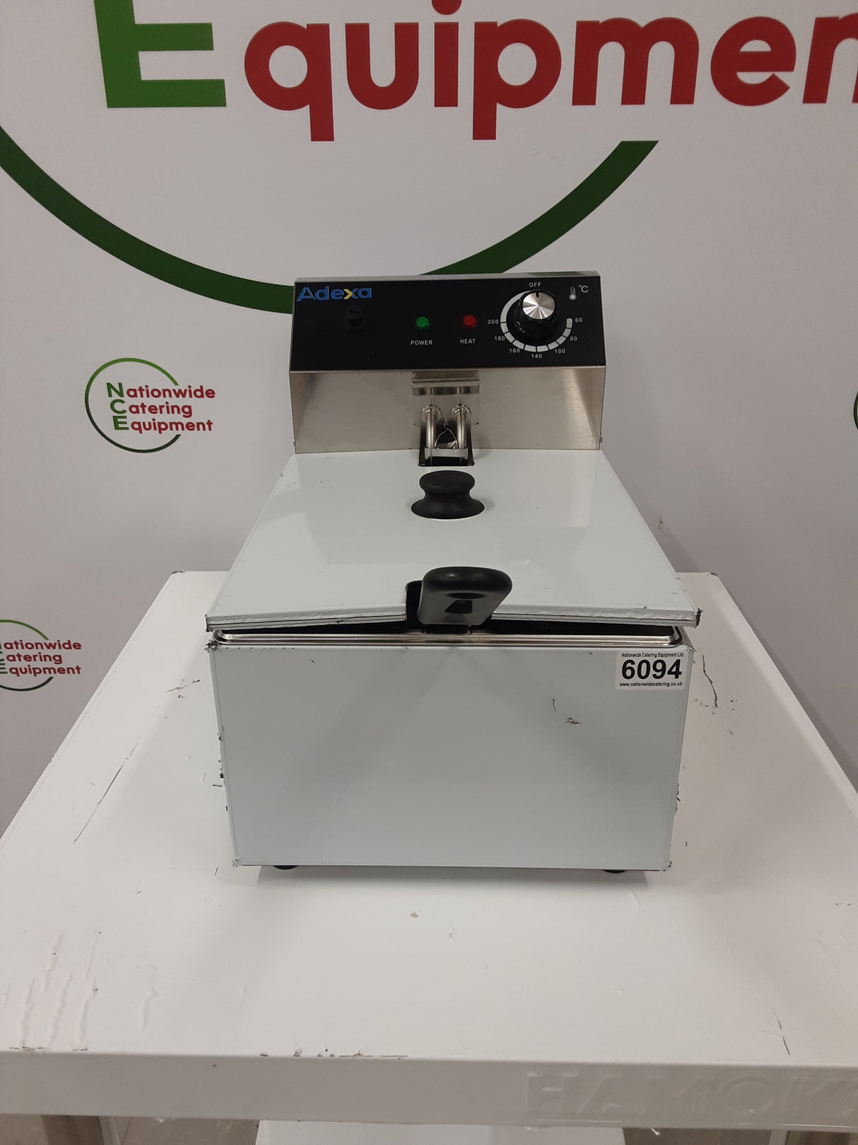 Adexa New/Un-Used Tabletop Electric Single Tank Fryer, 13amp (NCE6094)