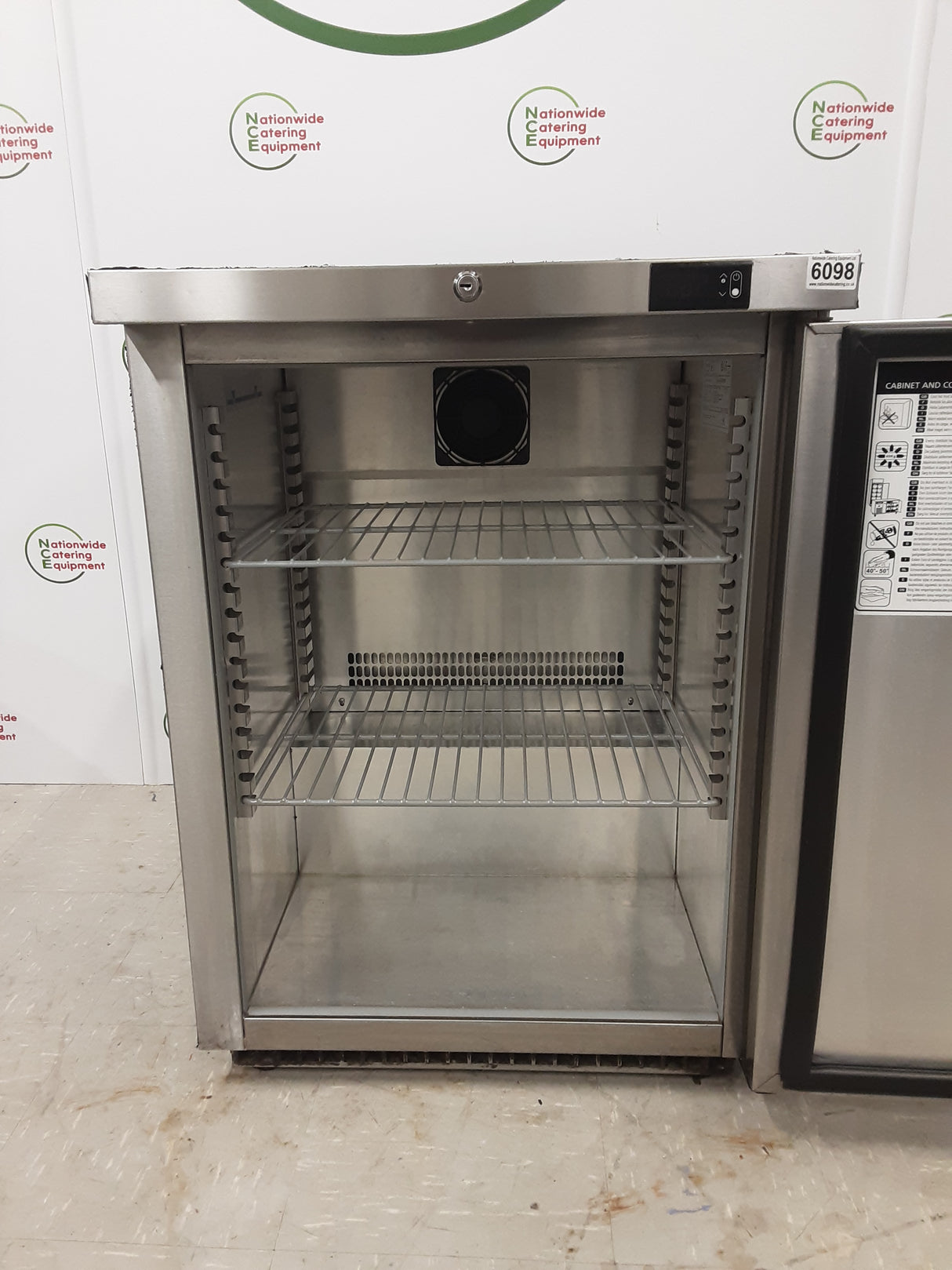 Foster Undercounter Fridge, 2025 Manufactured, Model- HR150 (NCE 6098)