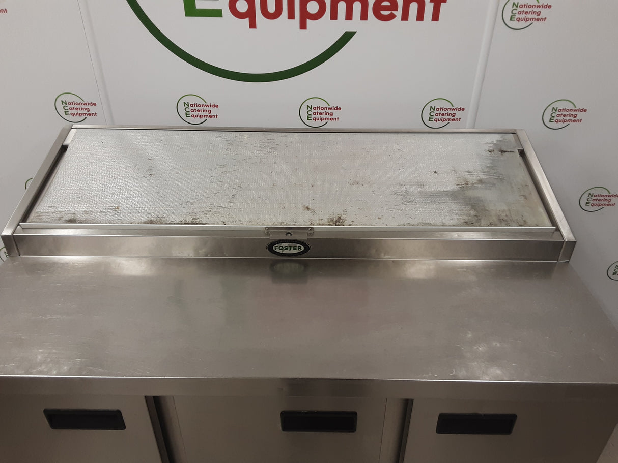 Foster Three Door Pizza/Saladette Prep Counter Fridge, Model-FPS1/3HR (NCE6103)