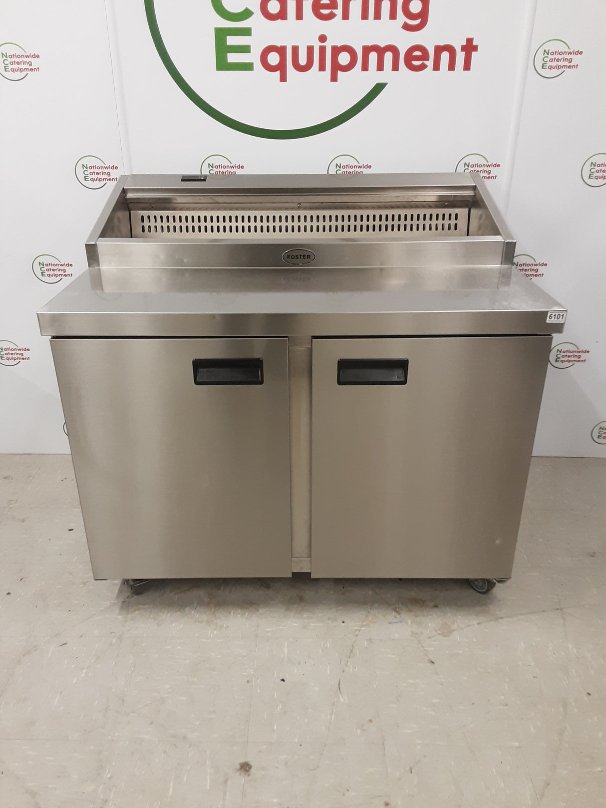 Foster Two Door Pizza/Saladette Prep Counter Fridge, Model- FPS2/HR (NCE6101)