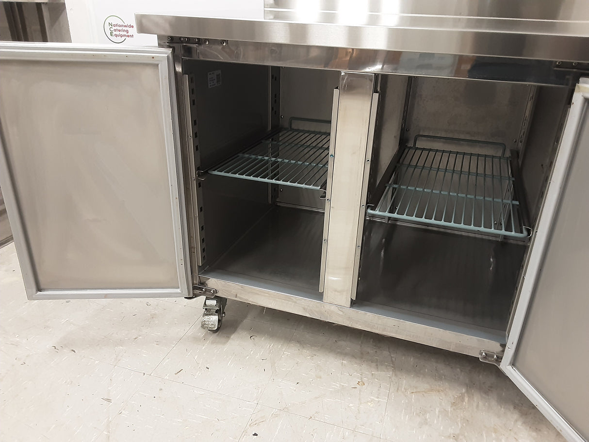 Adexa Four Door Flat Counter Fridge, With Upstand, 223cm, Model- RG42V (NCE6111)