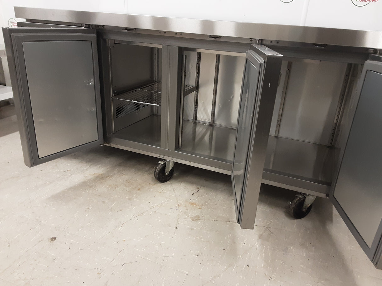 True Three Door Flat Counter Freezer, 187cm, Model- TCR1/3 (NCE6102)