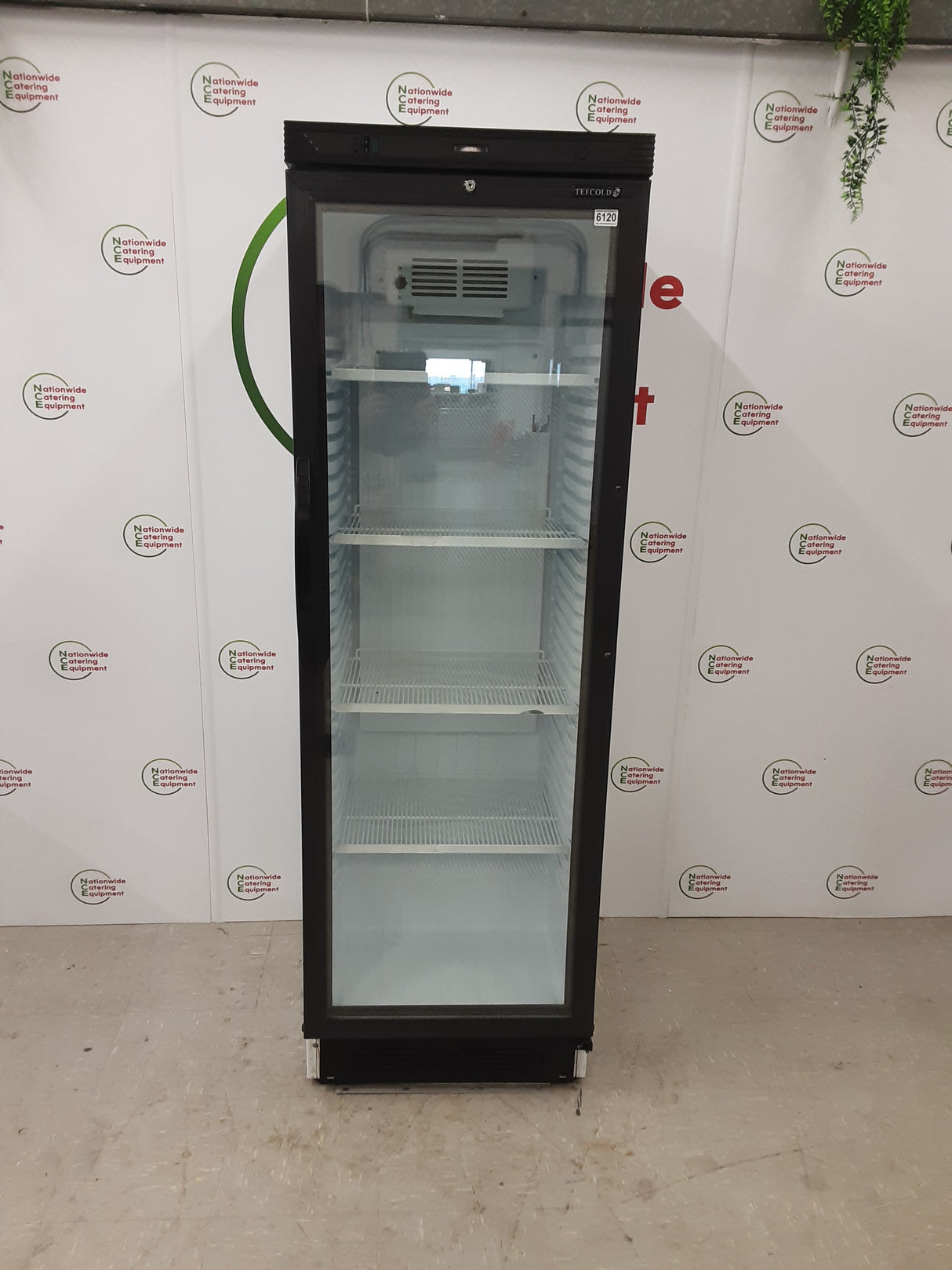 Tefcold Single Upright Display Fridge, Model- SC381 (NCE6120)
