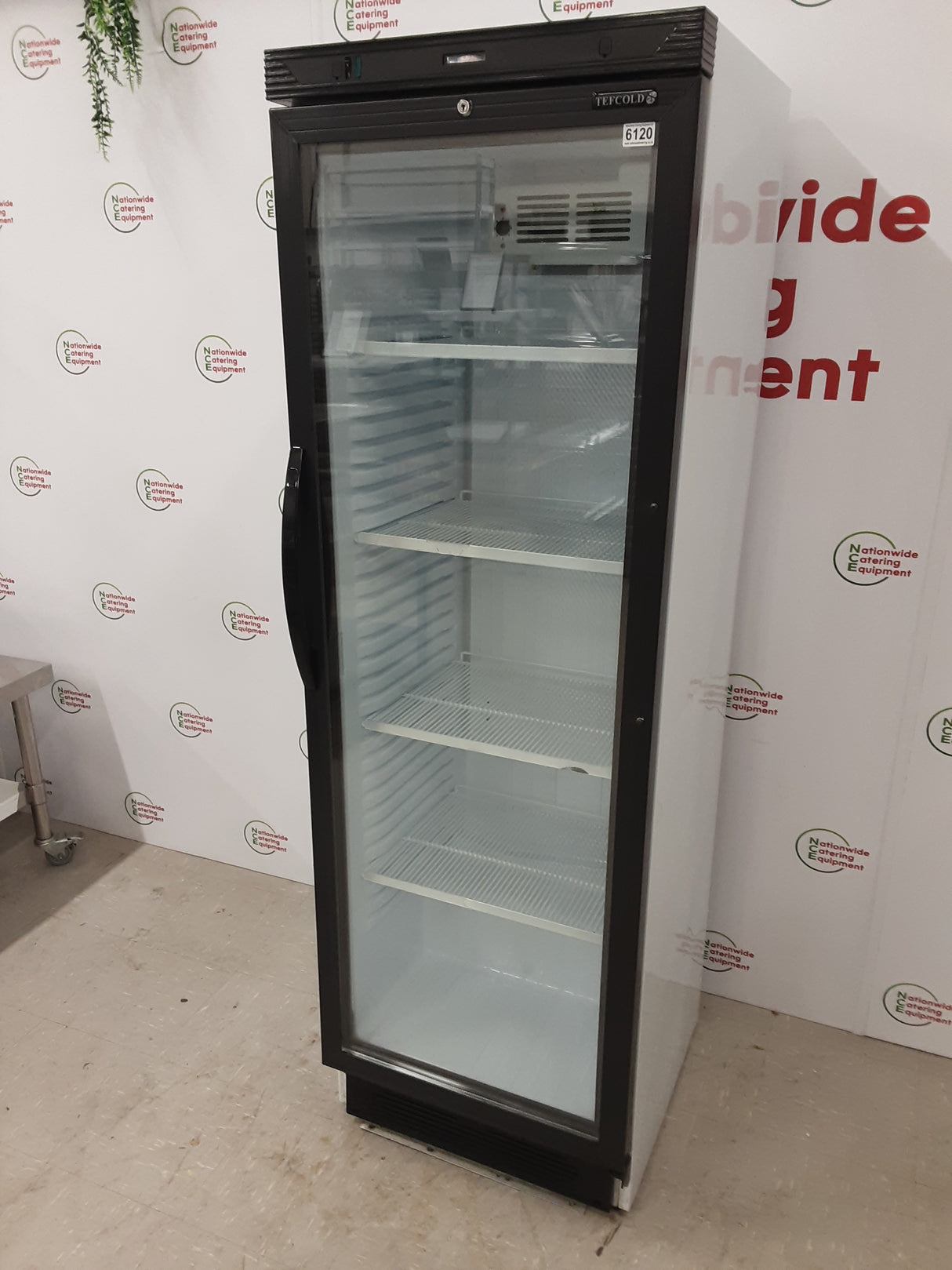 Tefcold Single Upright Display Fridge, Model- SC381 (NCE6120)