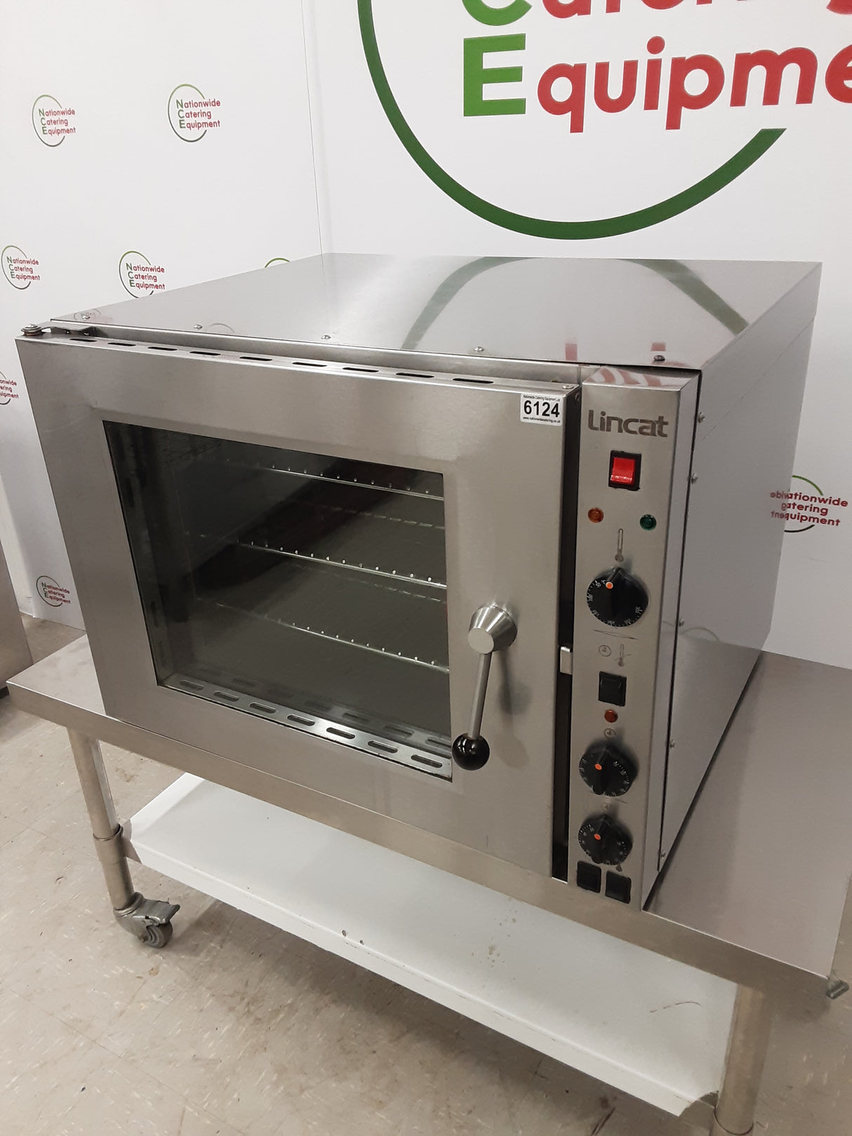 Lincat Tabletop 13amp Electric Convection Oven, Model-EC08 (NCE6124)