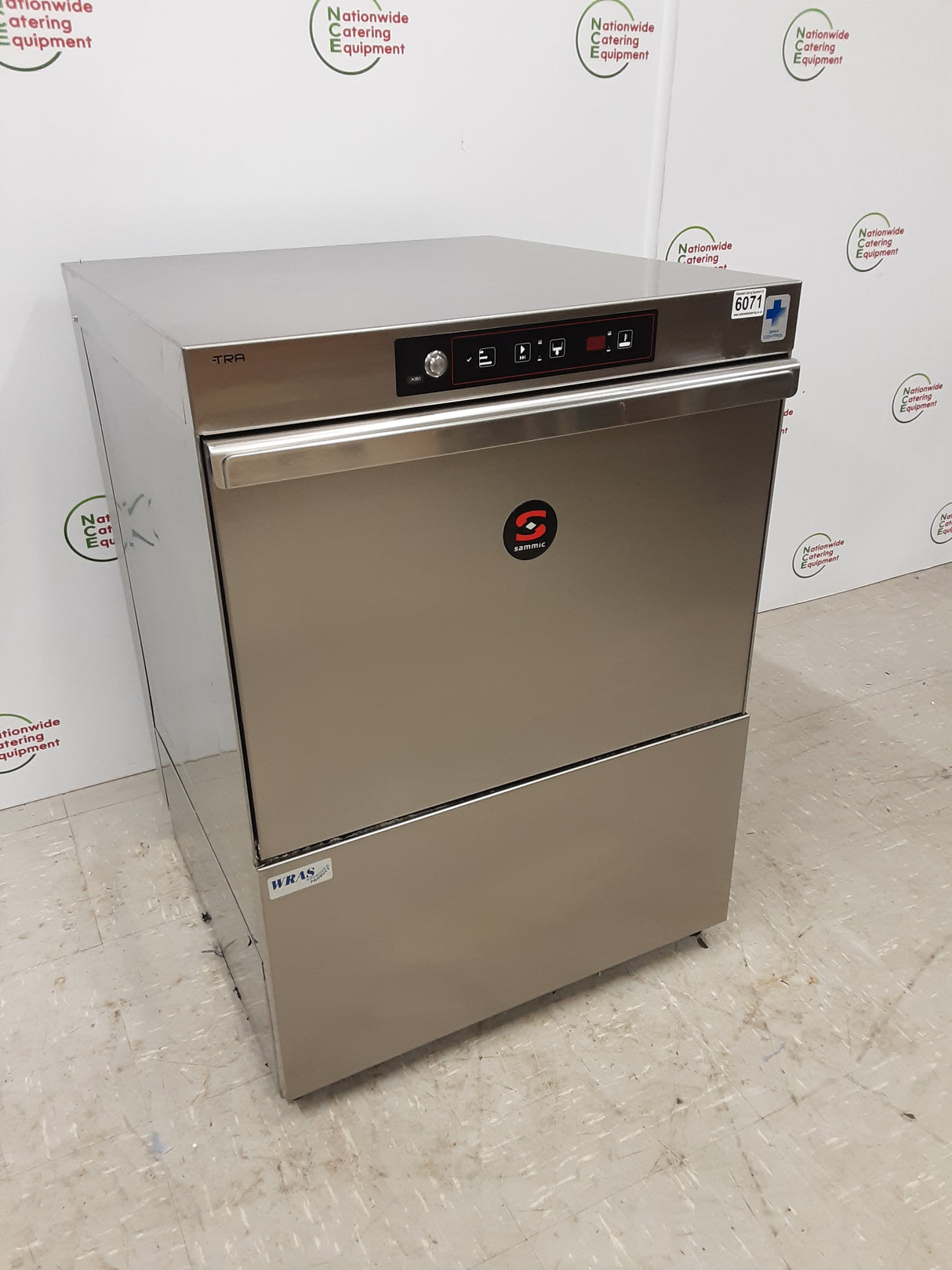 Sammic Undercounter Dishwasher, 1ph/32amp, Model- X61 (NCE6071)