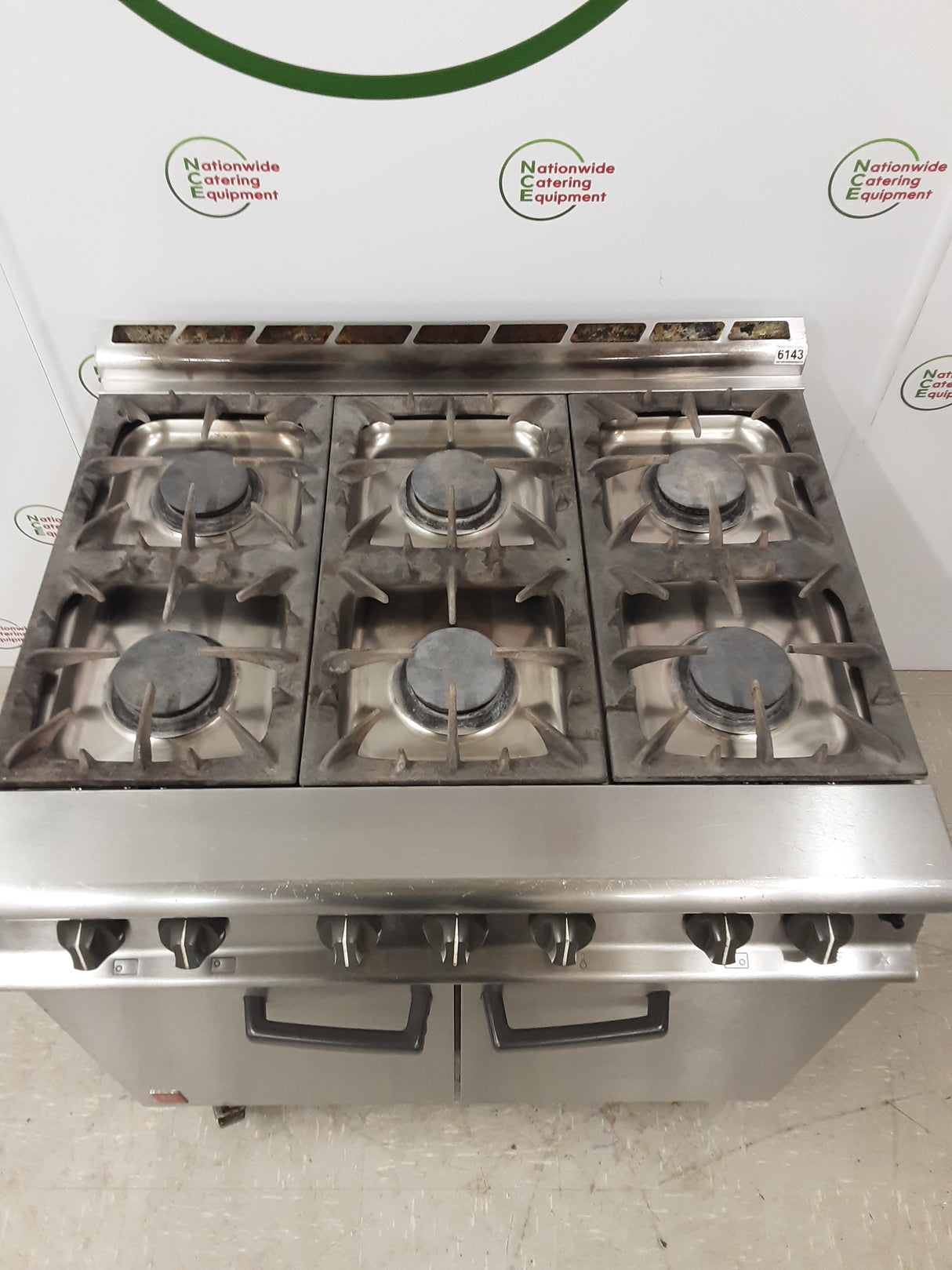 Falcon Dominator Six Burner Stove and Oven, Natural Gas, Model- G3101 (NCE6143)
