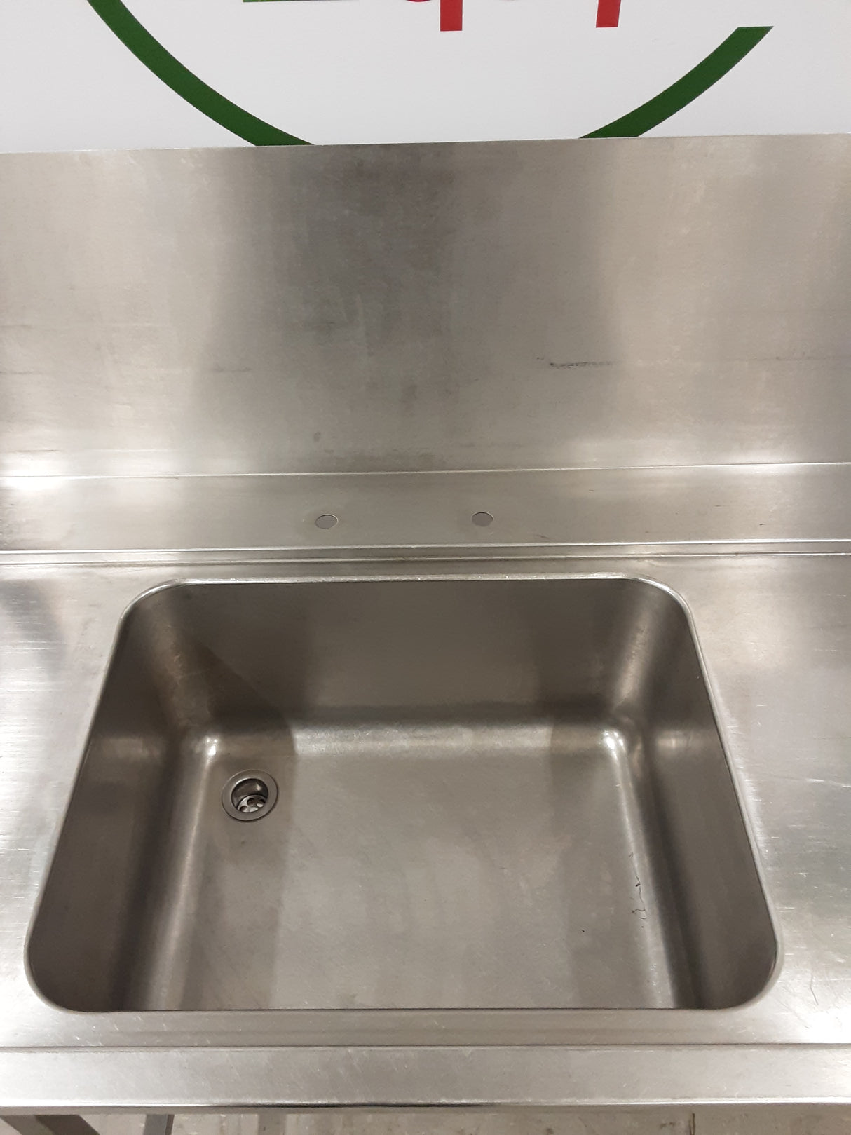 Stainless Steel Single Dishwasher Entry Sink 150cm (NCE6182)