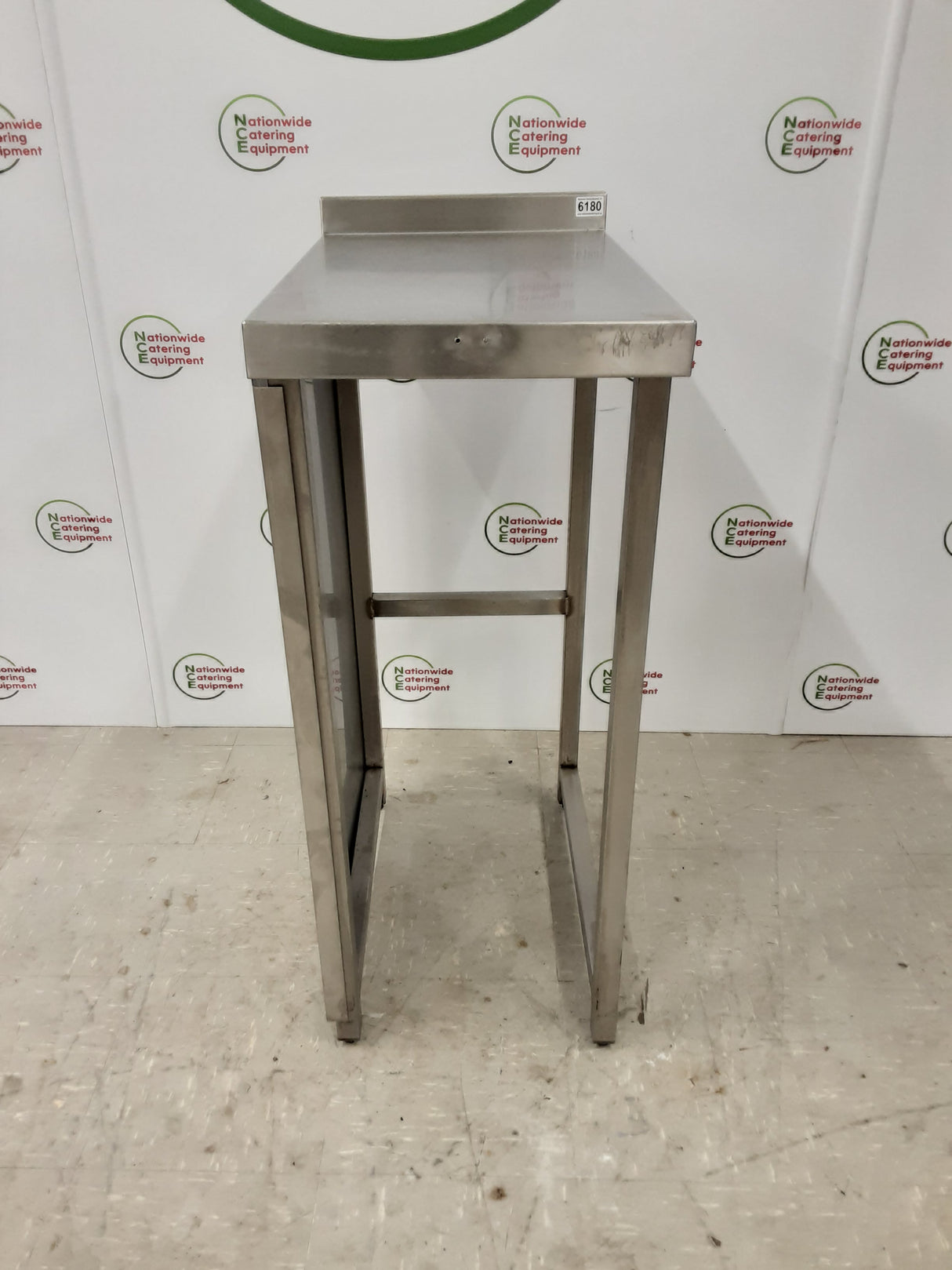 Stainless Steel Filler Table, Panel to Side, 40x65cm (NCE6180)