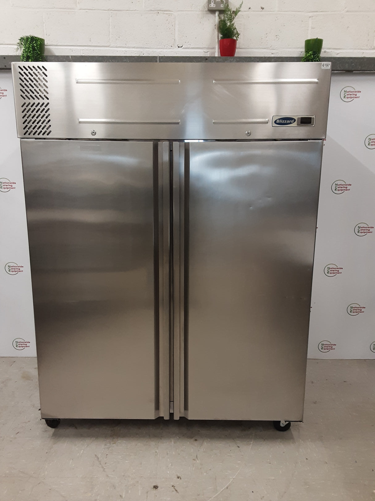 Blizzard Double Upright Fridge, 1300L Capacity, Model- HB2SS (NCE6197)