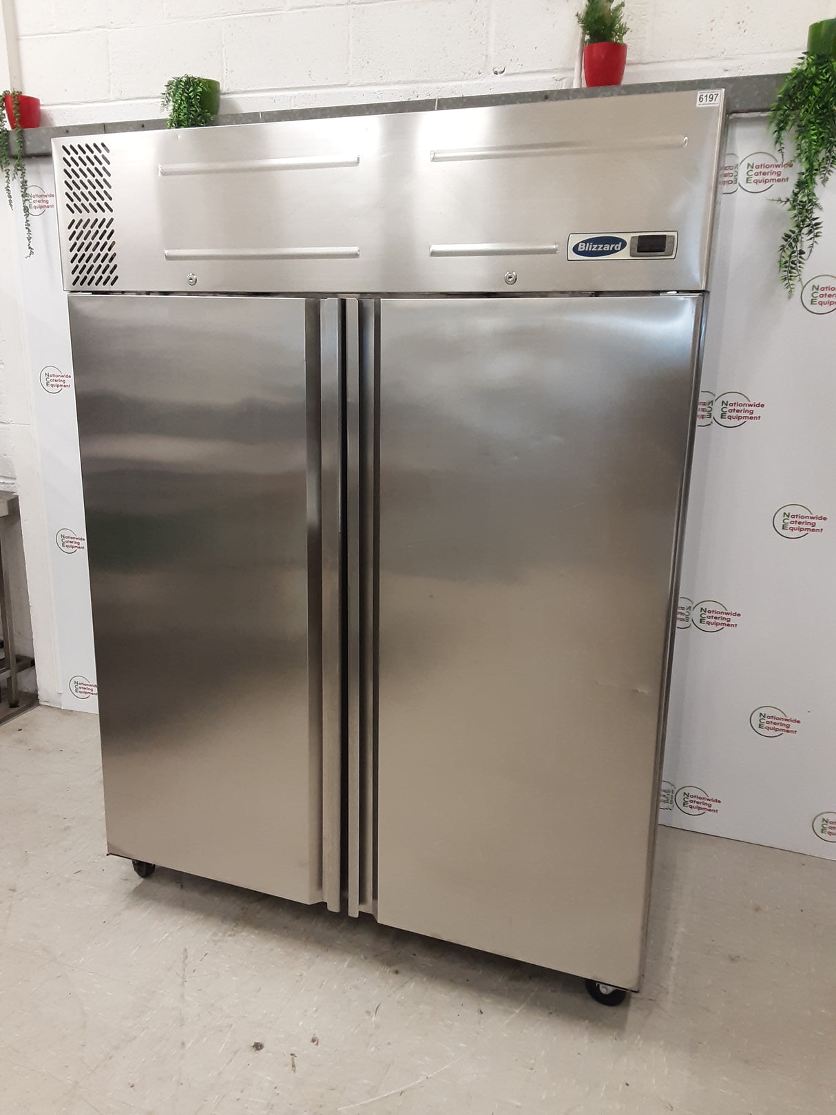 Blizzard Double Upright Fridge, 1300L Capacity, Model- HB2SS (NCE6197)