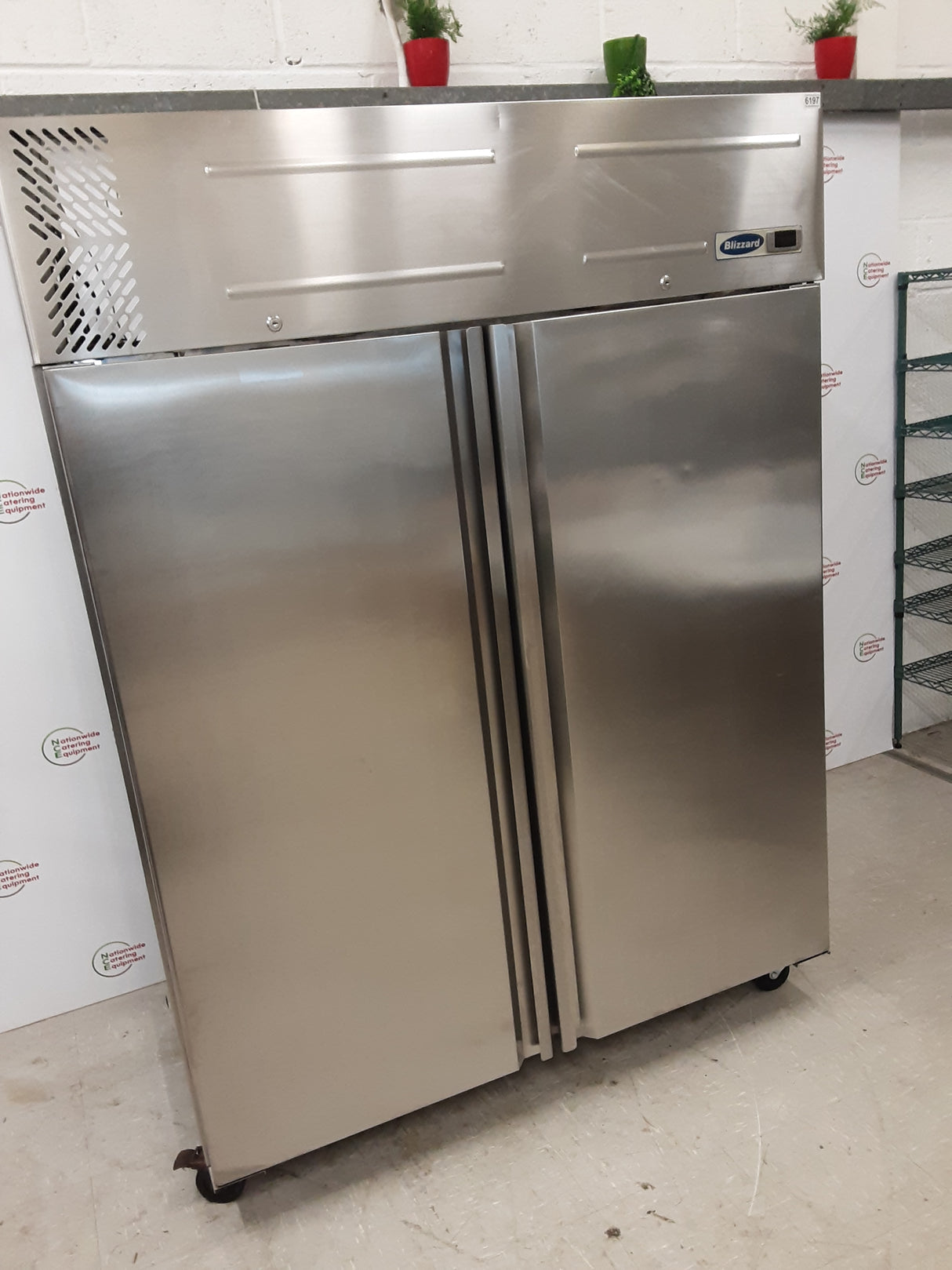 Blizzard Double Upright Fridge, 1300L Capacity, Model- HB2SS (NCE6197)