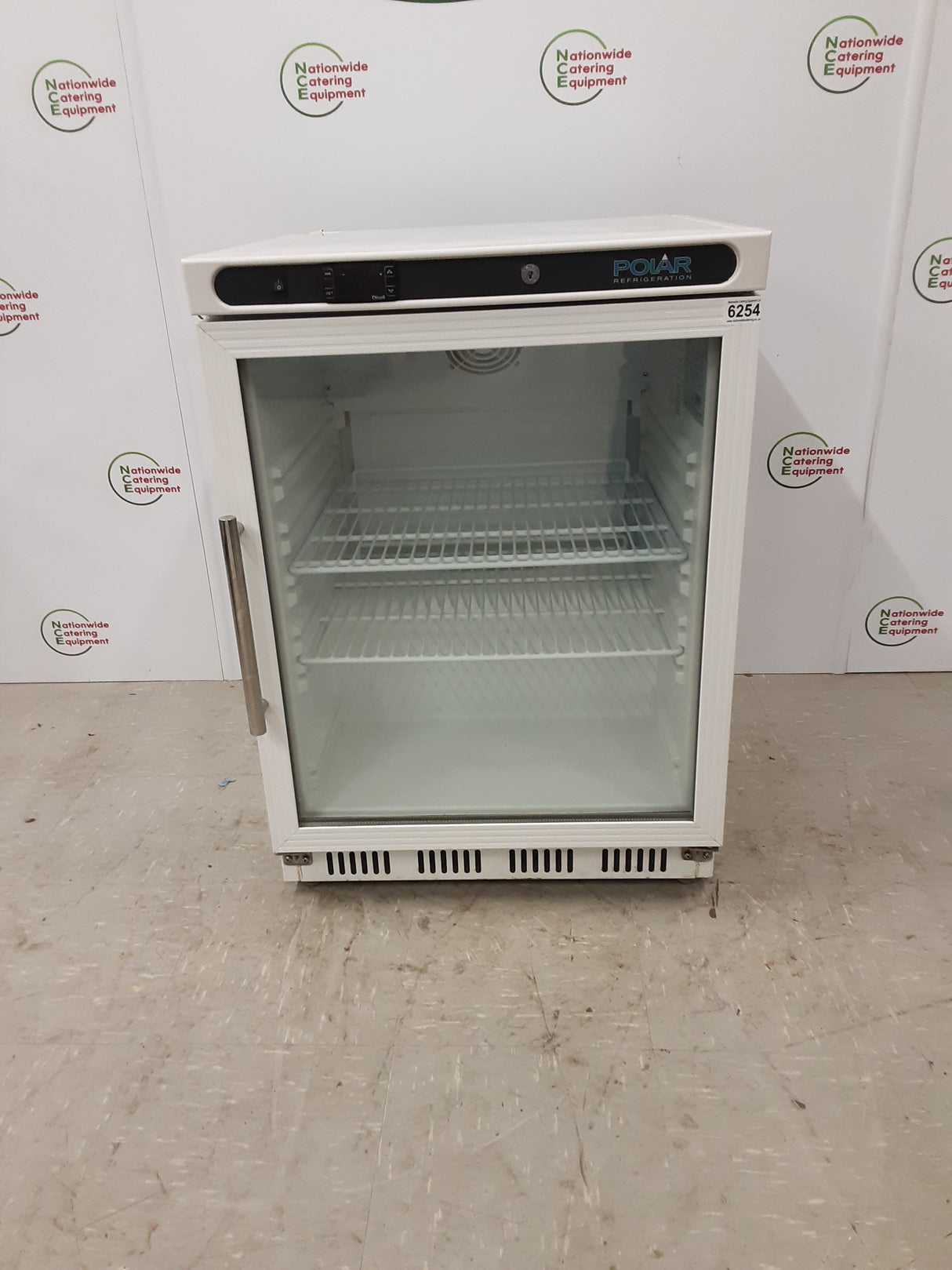 White Polar Undercounter Display Fridge, Model- CD086 (NCE6254)