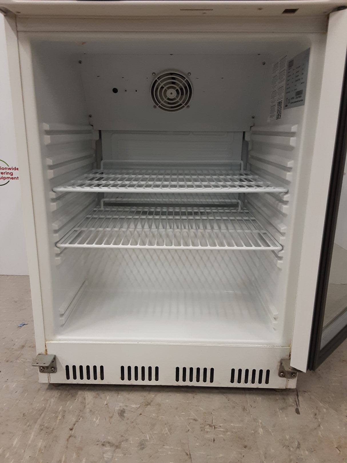 White Polar Undercounter Display Fridge, Model- CD086 (NCE6254)