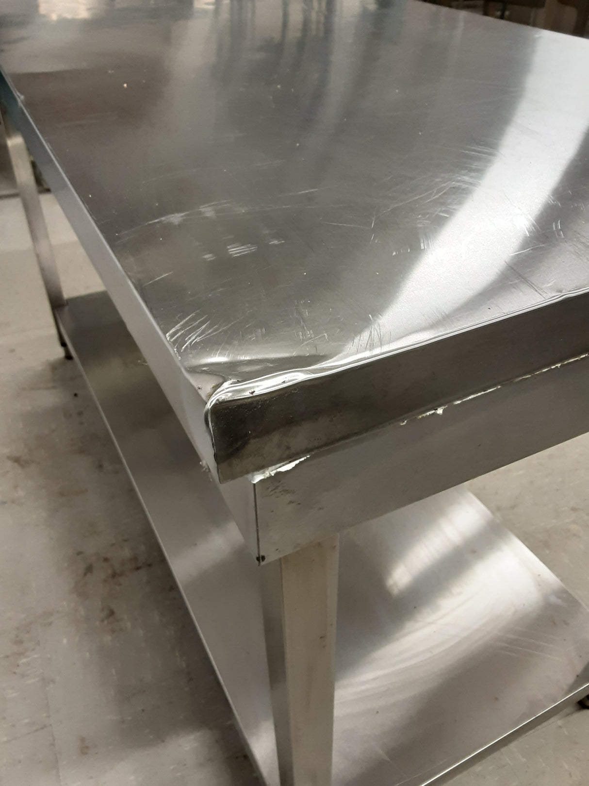 Stainless Steel Table 140x60cm- CLEARANCE (NCE6338)