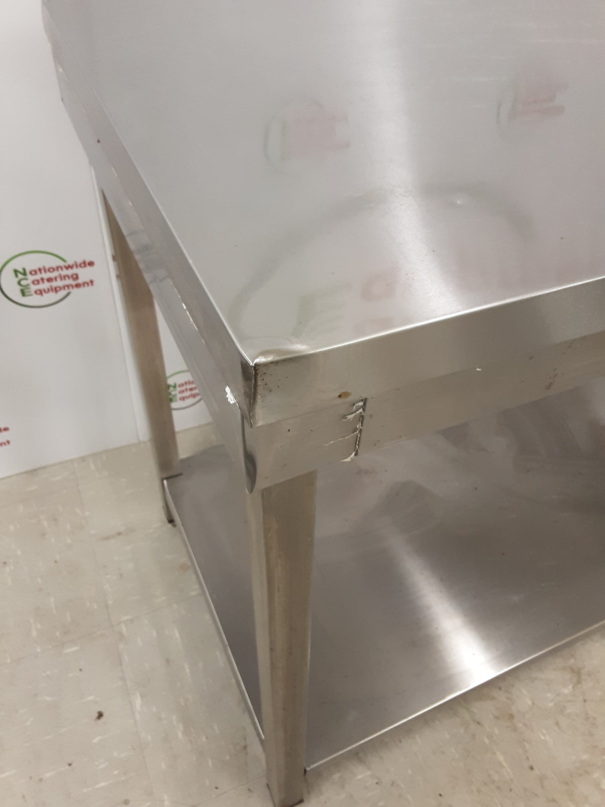 Stainless Steel Table 140x60cm- CLEARANCE (NCE6338)