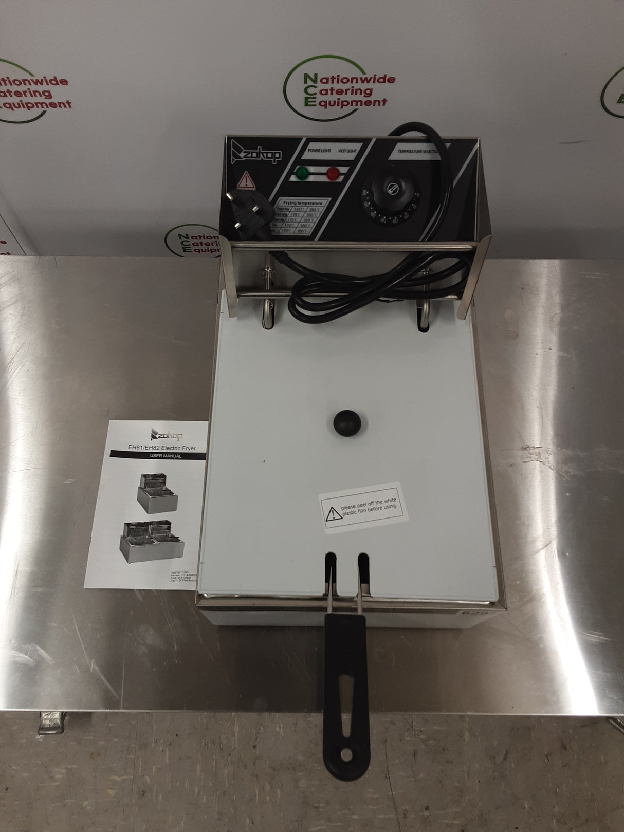 Zokop Single Tank Tabletop Electric (13amp) Fryer, Un-Used/New (NCE6292)