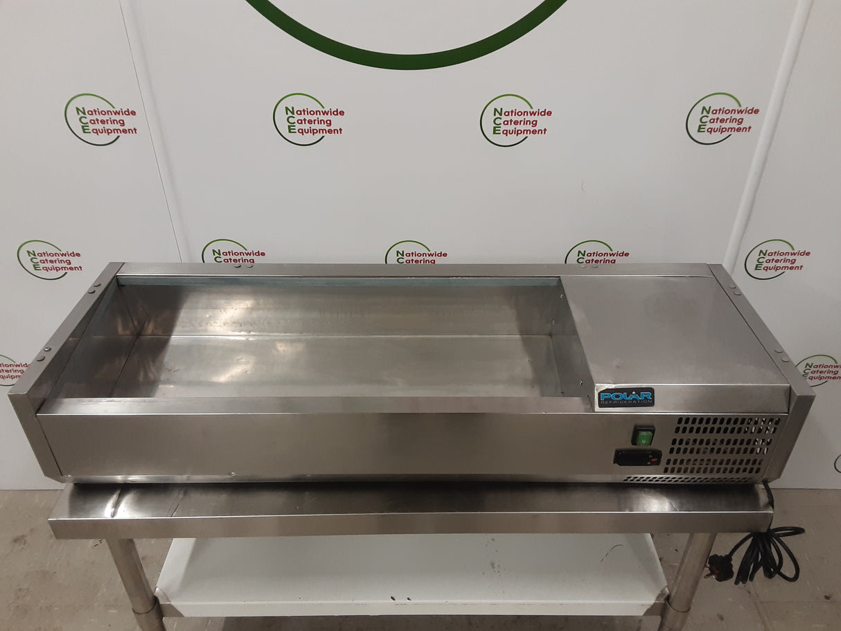 Polar Tabletop Toppings Fridge, 120cm, Gastronorm Containers Included, Model- GD875 (NCE6345)