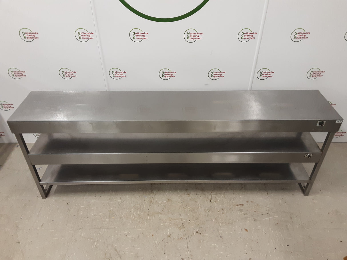 Stainless Steel Tabletop Three Tier (Two Heated) Gantry, 216cm, 13amp (NCE6257)