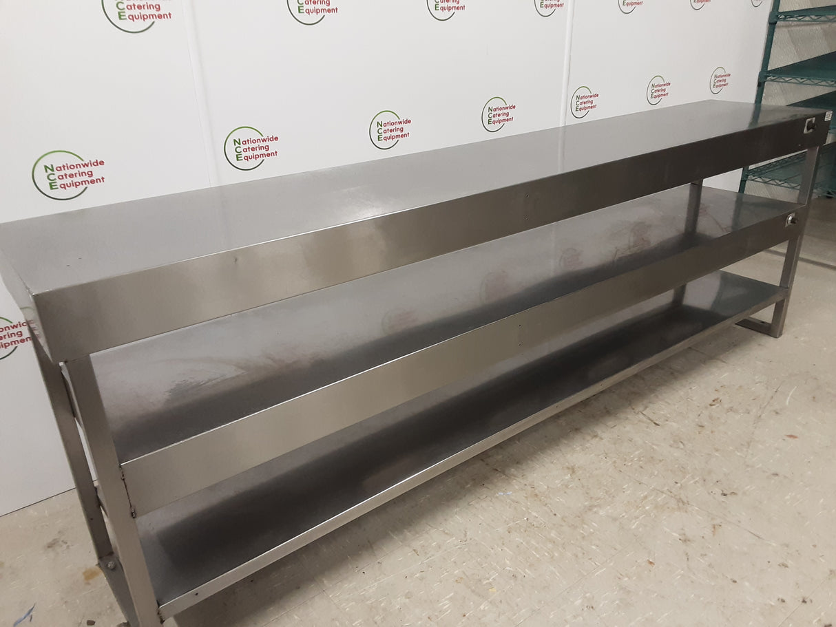 Stainless Steel Tabletop Three Tier (Two Heated) Gantry, 216cm, 13amp (NCE6257)