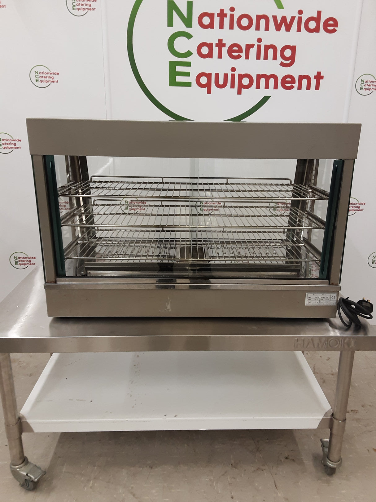 Infernus Tabletop Pie Warmer/Hot Food Display Cabinet, 13amp, Model-R-60-1 (NCE6221)