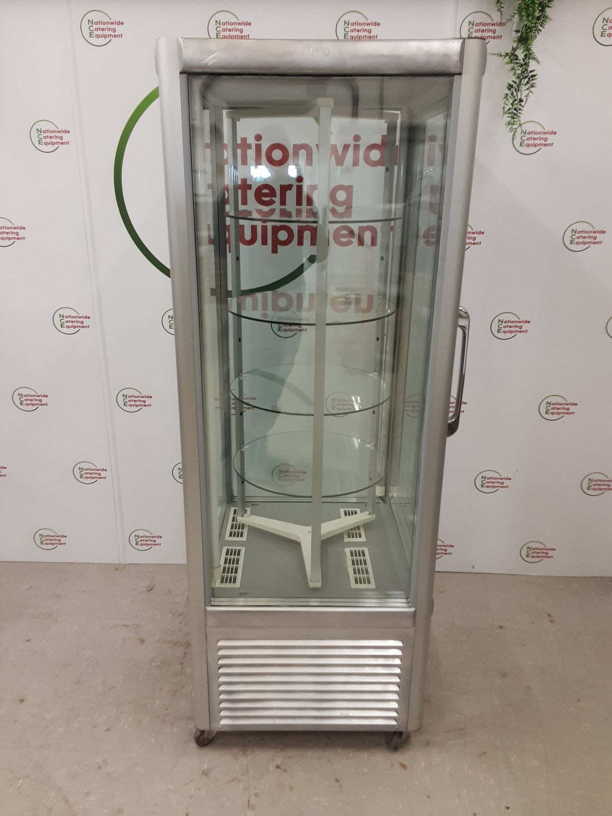 Tecfrigo Rotating Upright Cake Display Fridge, 13amp, Model- Prisma400