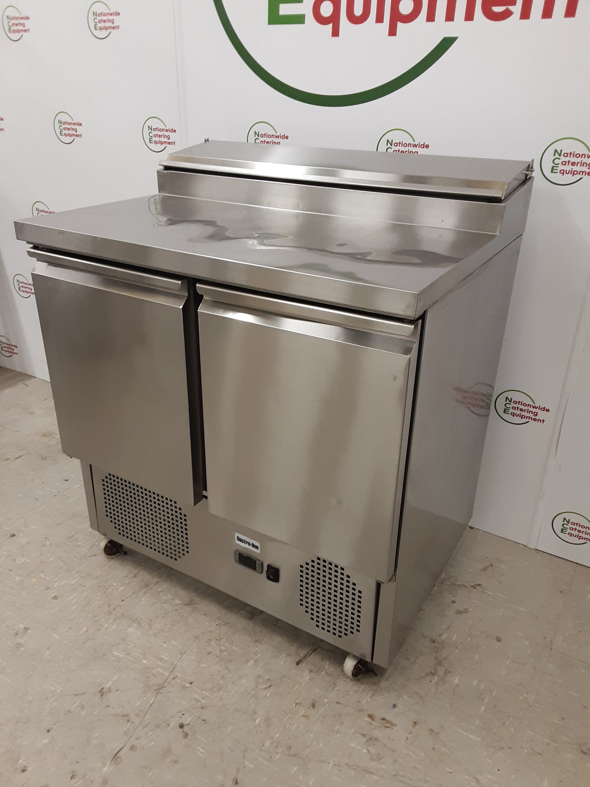Gastroline Two Door Counter Fridge With Toppings Opening, Model- RGP046 (NCE6367)