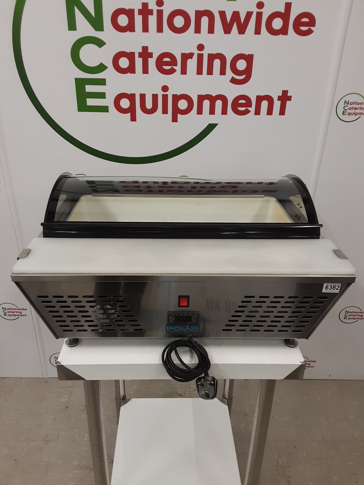 Polar G-Series Tabletop Prep Fridge With Glass Lid, Model- GL178-02 (NCE6382)