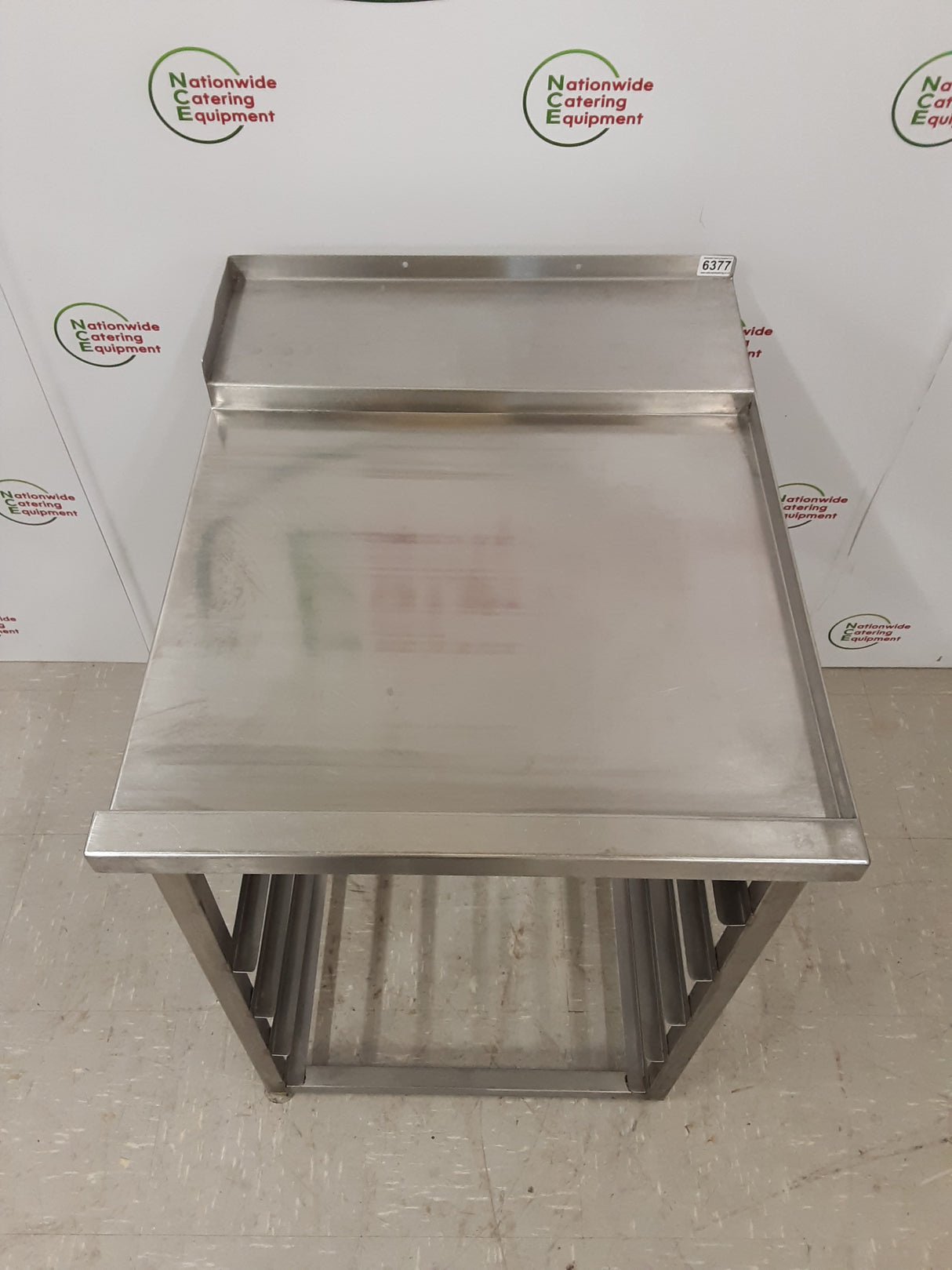 Stainless Steel Dishwasher Exit Table With Racking (NCE6377)