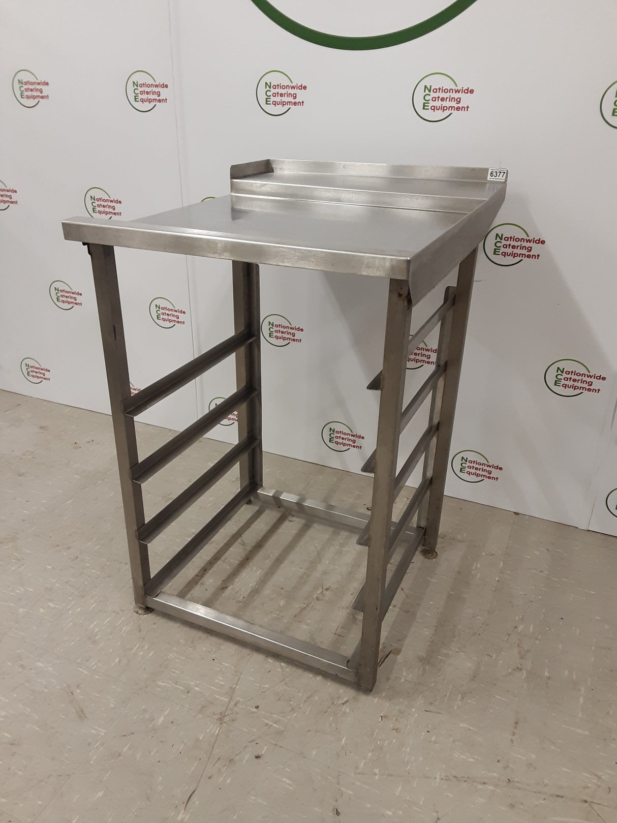 Stainless Steel Dishwasher Exit Table With Racking (NCE6377)