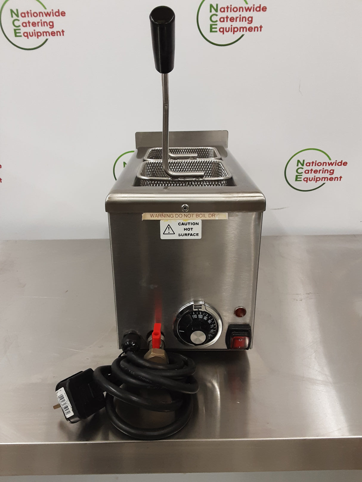 Tabletop Pasta Boiler 13amp Electric With Two New Baskets (NCE6398)