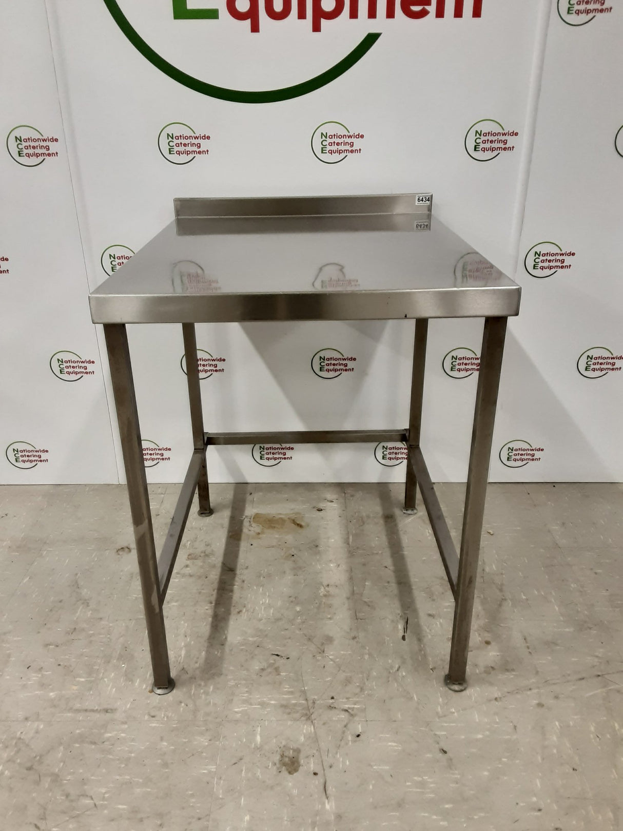 Stainless Steel Table With Appliance Space 65x80cm (NCE6442)