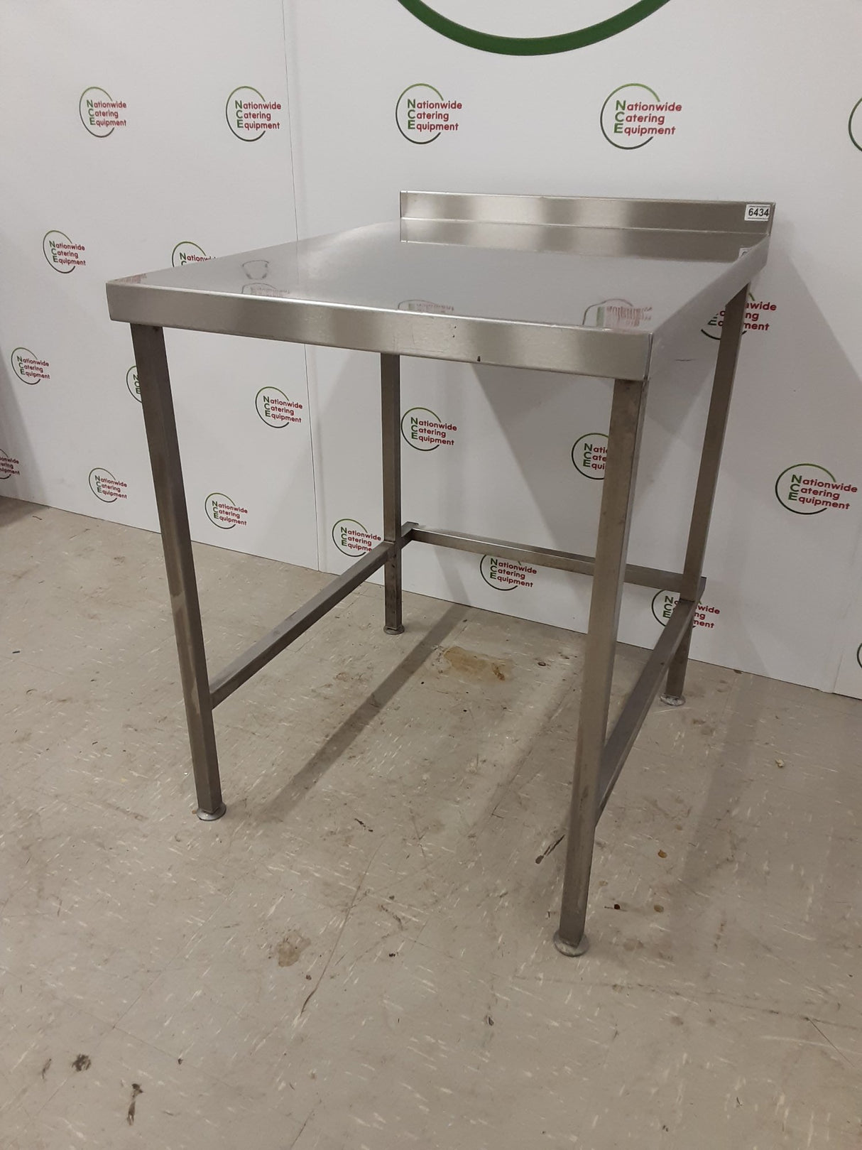 Stainless Steel Table With Appliance Space 65x80cm (NCE6442)