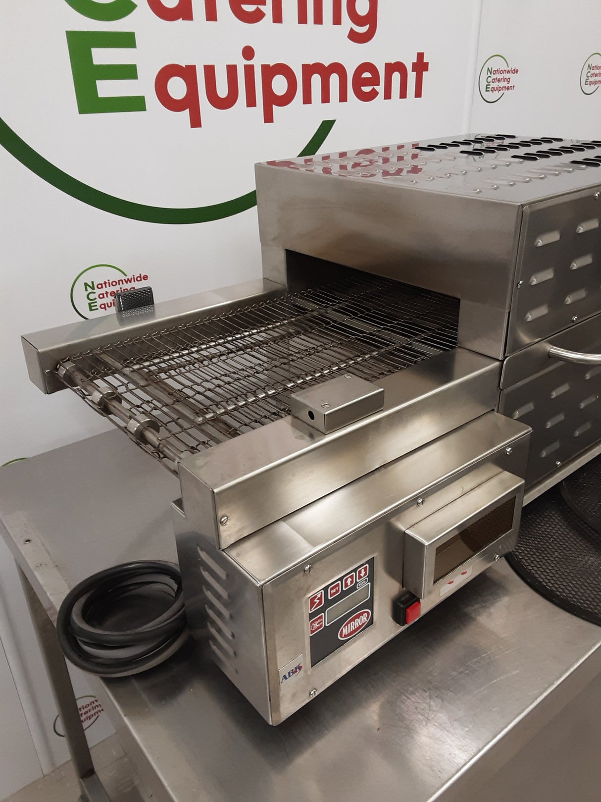 Mirror Flashy Tabletop Electric Conveyor Pizza Oven, 1ph,32amp, Model- T6001 (NCE6454)