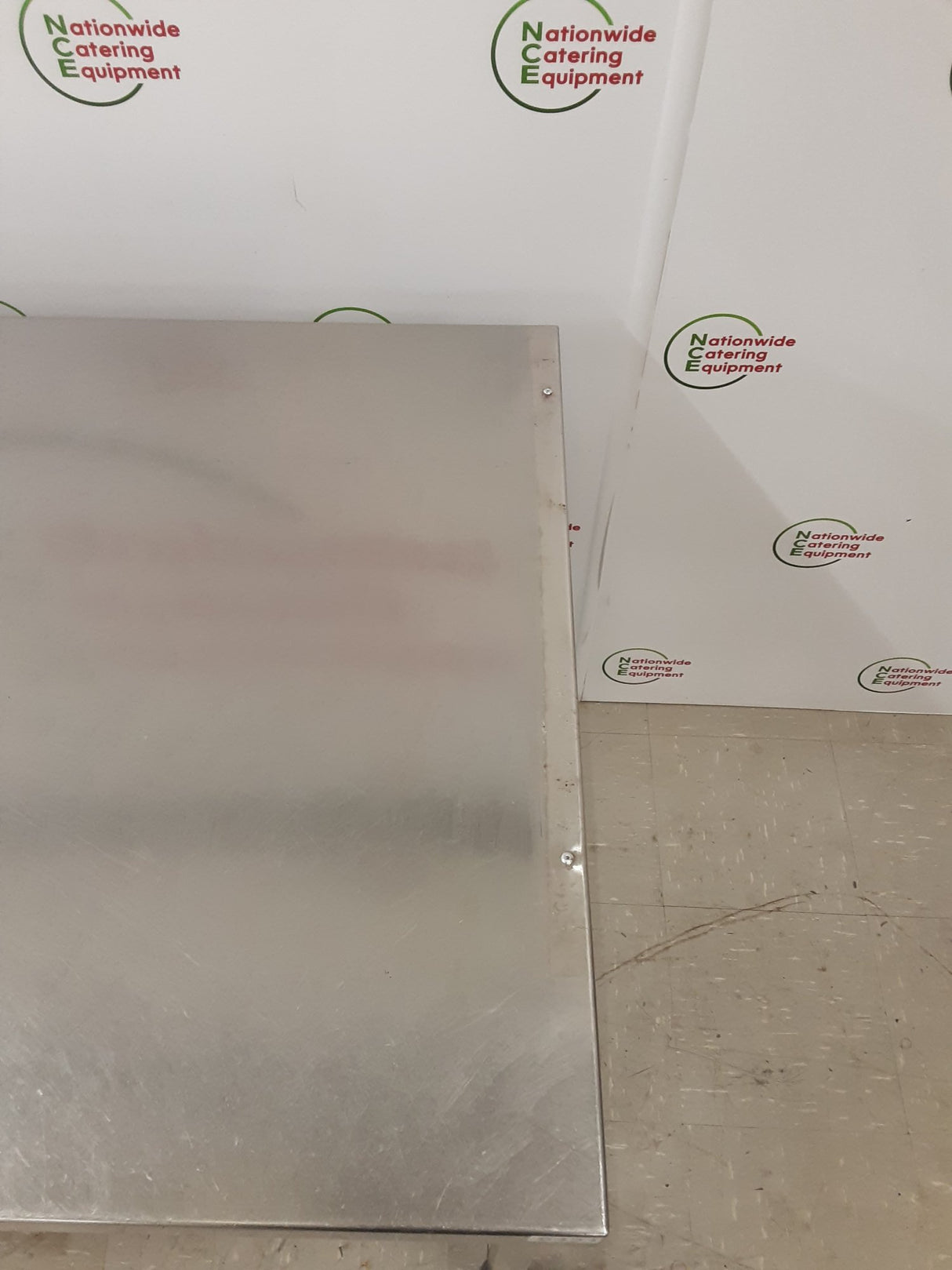 Stainless Steel Table On Wheels With Appliance Space 115x75cm (NCE6431)