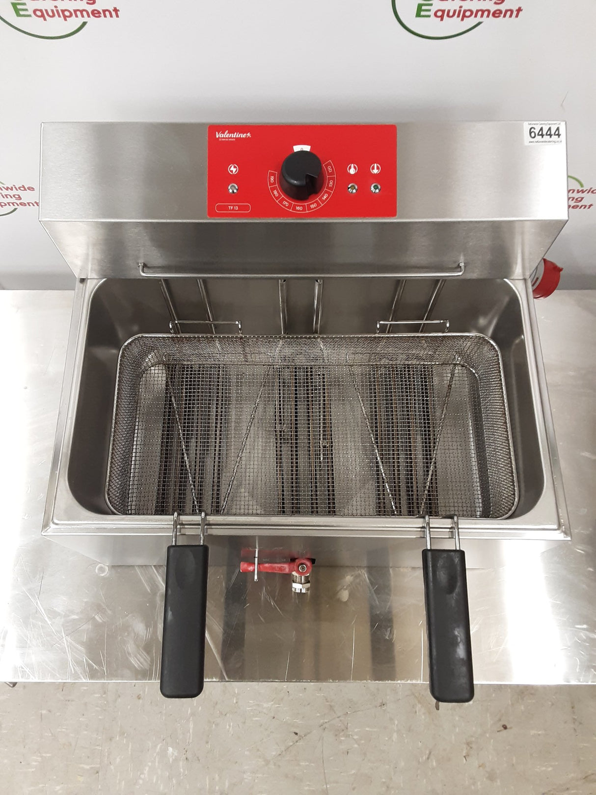 Valentine Tabletop Large Single Tank Electric, 3ph/16amp Fryer, Model-TF13 (NCE6444)