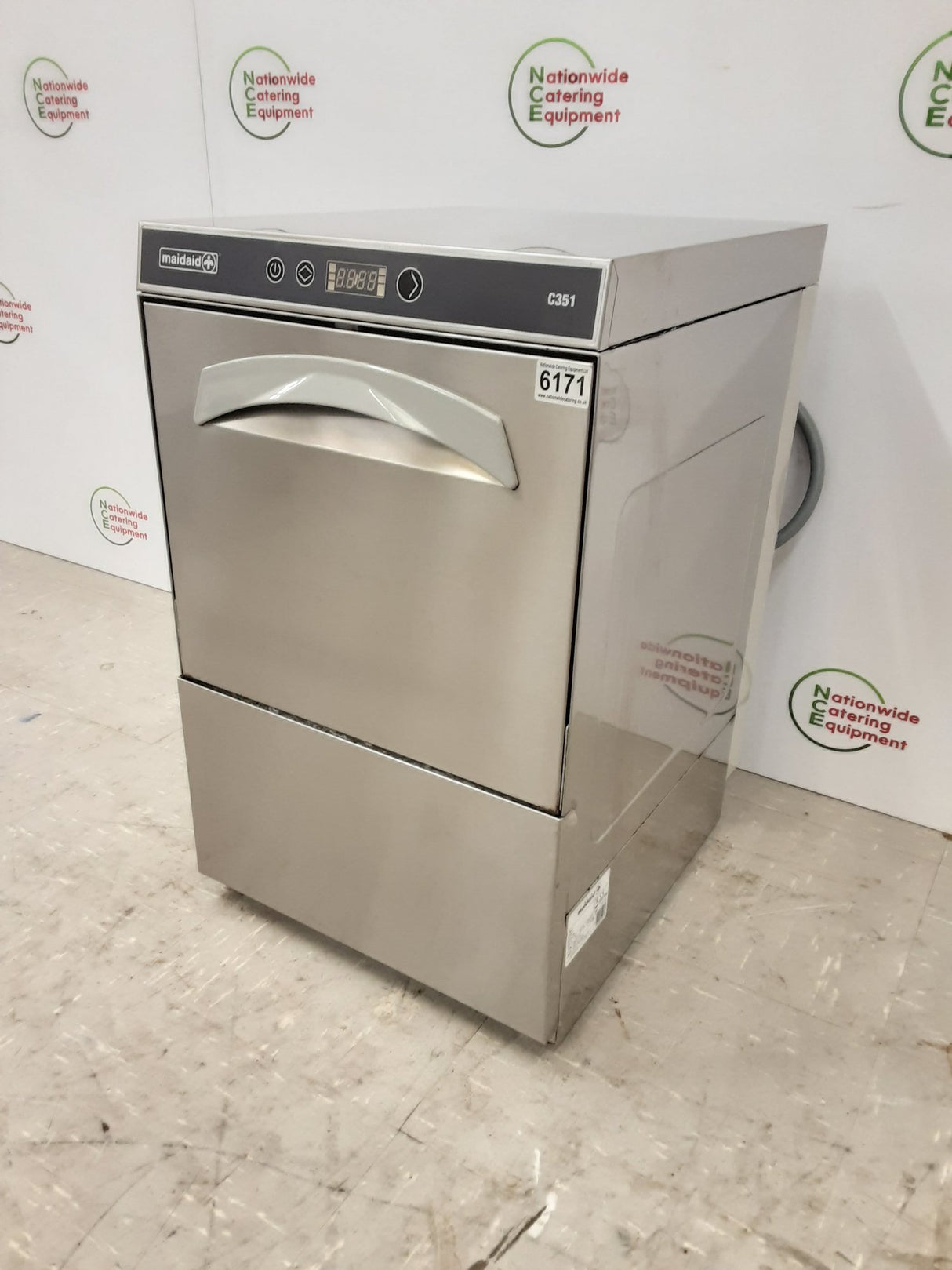 Maidaid Undercounter Glasswasher, 35cm Basket, 13amp, Model-C531 (NCE6171)