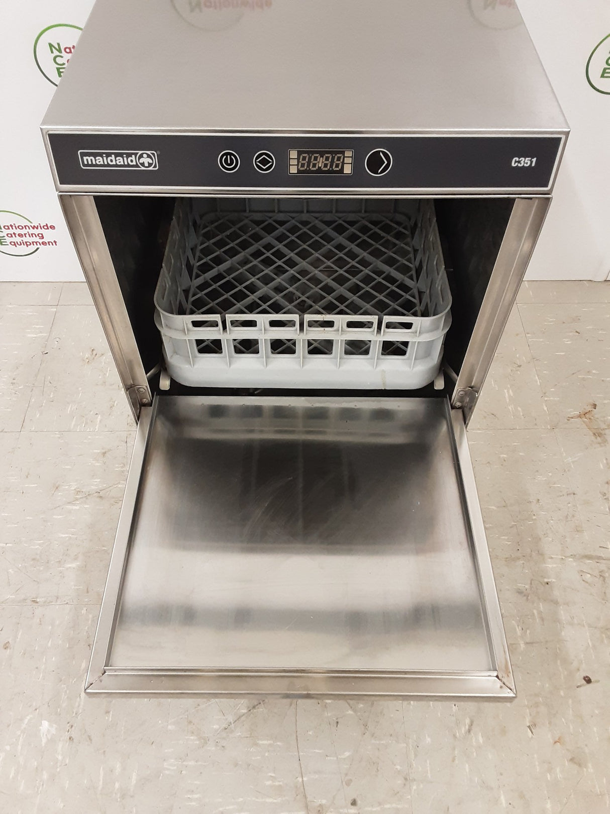 Maidaid Undercounter Glasswasher, 35cm Basket, 13amp, Model-C531 (NCE6171)