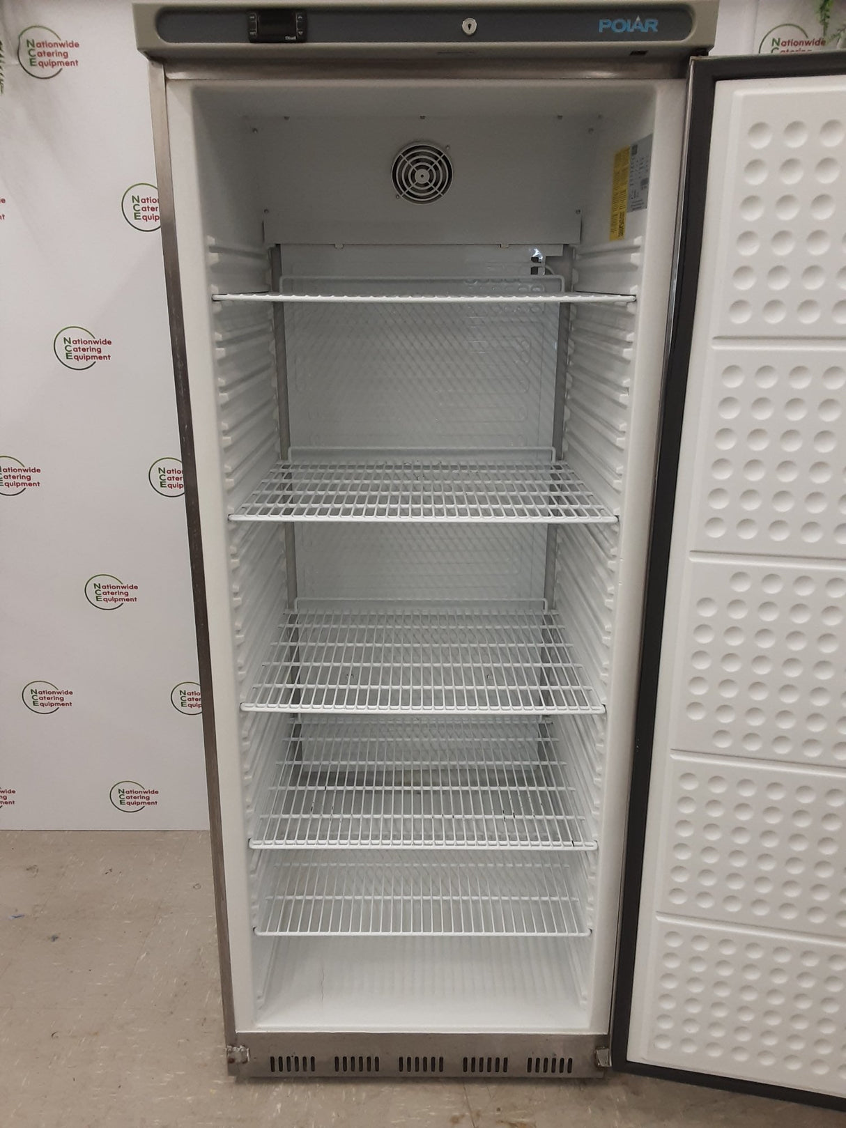 Polar Stainless Steel 600L Single Upright Fridge, Model- CD084 (NCE6452)