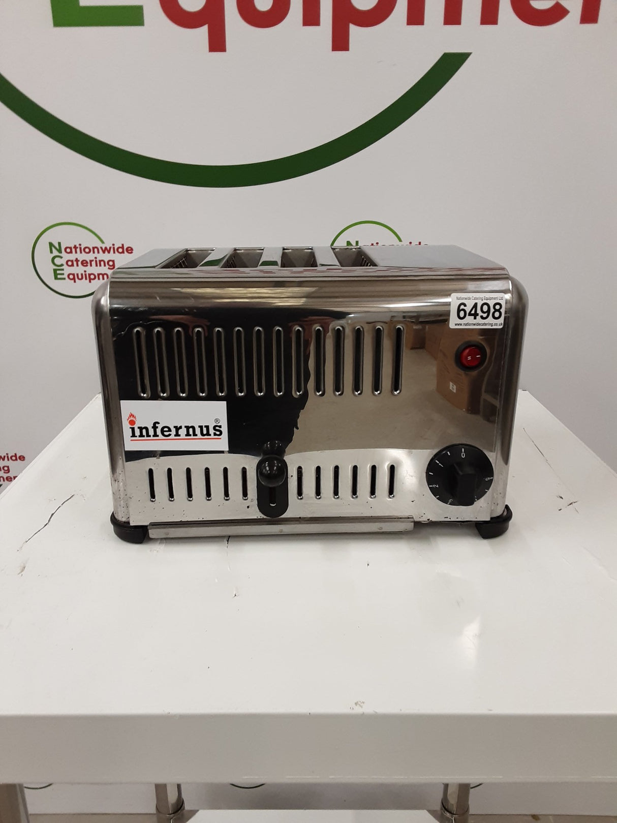 Infernus Four Slot Toaster, Model- HET-4 (NCE6498)