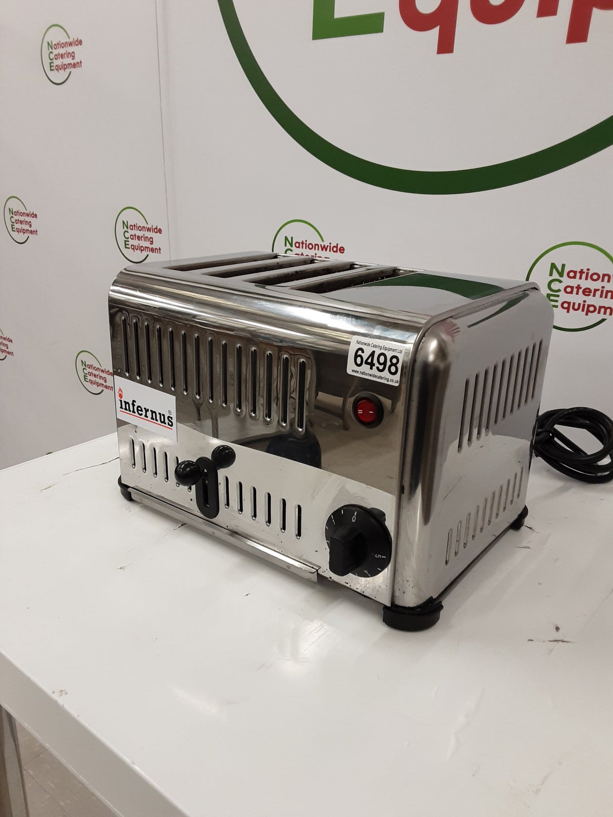 Infernus Four Slot Toaster, Model- HET-4 (NCE6498)