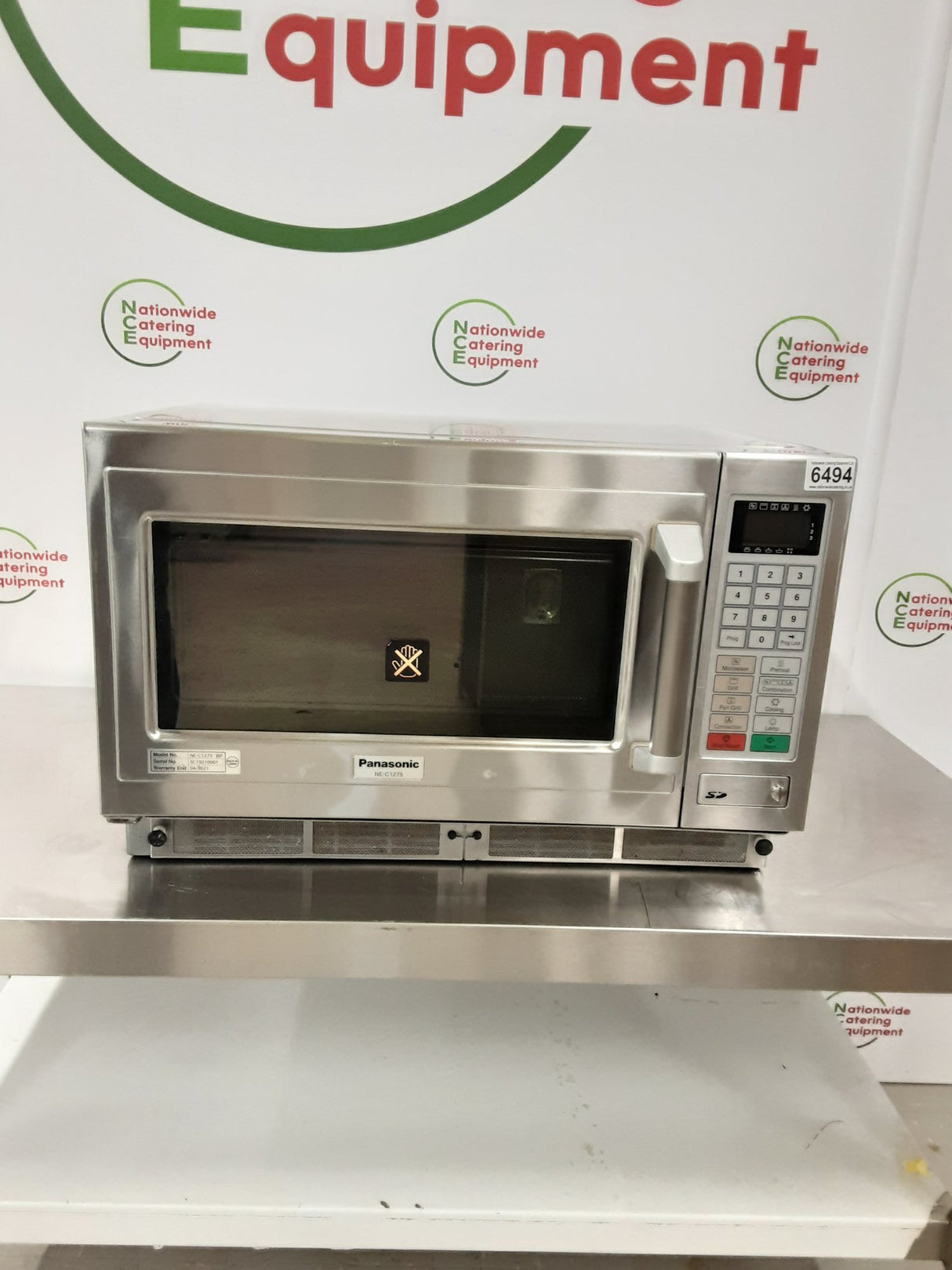 Panasonic 2000w Combination Microwave, Model- NEC1275 (NCE6494)