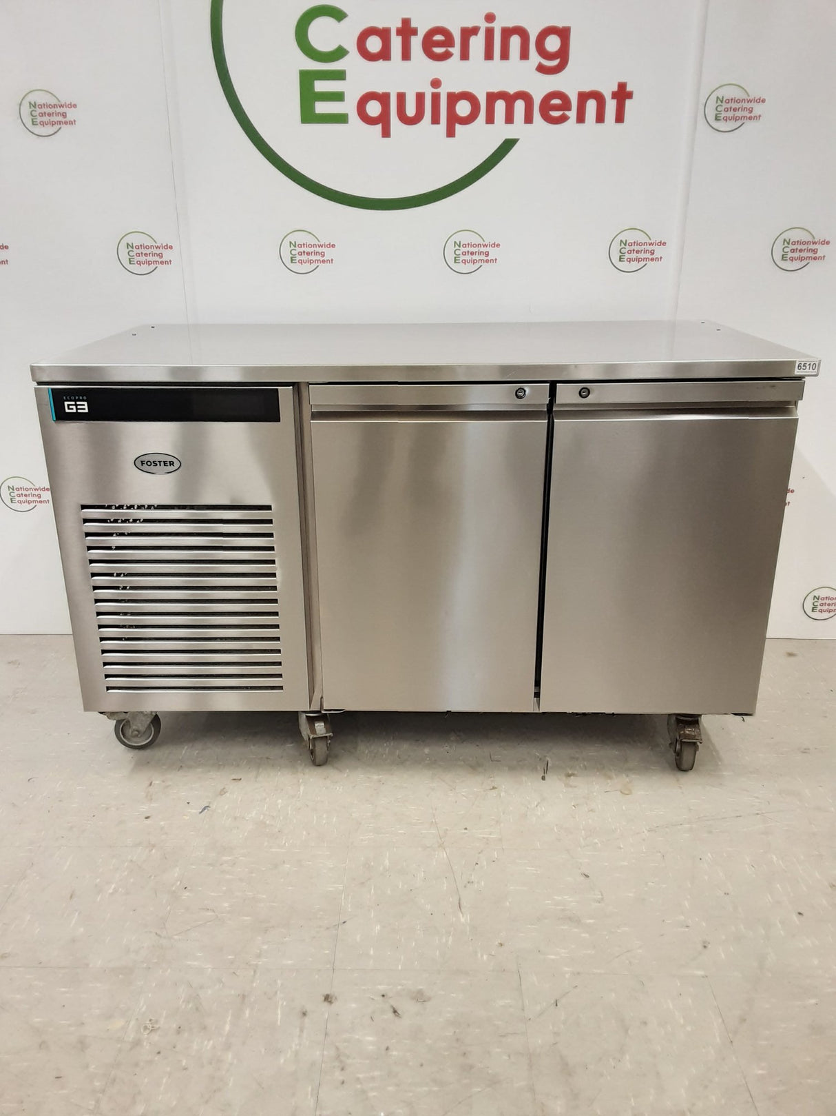 Foster G3 Two Door Flat Counter Fridge, 142cm, 2023 Manufactured, Model- EP1/2H (NCE6510)
